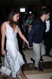 Priyanka Chopra and Nick Jonas at the JW Marriott in Mumbai 08/17/2018