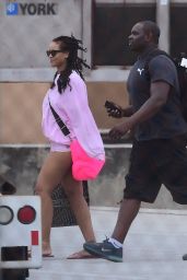 Rihanna at Airport in Barbados 08/19/2018