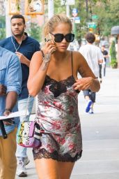 Rita Ora Style - Returns to the Bowery Hotel in New York 08/21/2018