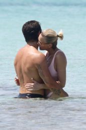 Robin Wright With Her Husband Clement Giraudet in Formentera 08/21/2018