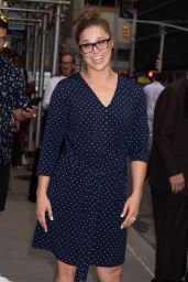 Ronda Rousey - Exits Late Show with Stephen Colbert Show in NYC 07/31/2018