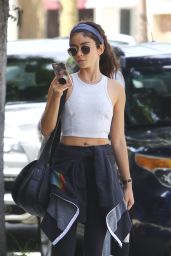 Sarah Hyland - Heads to the Gym in Active Wear in Studio City 08/30/2018