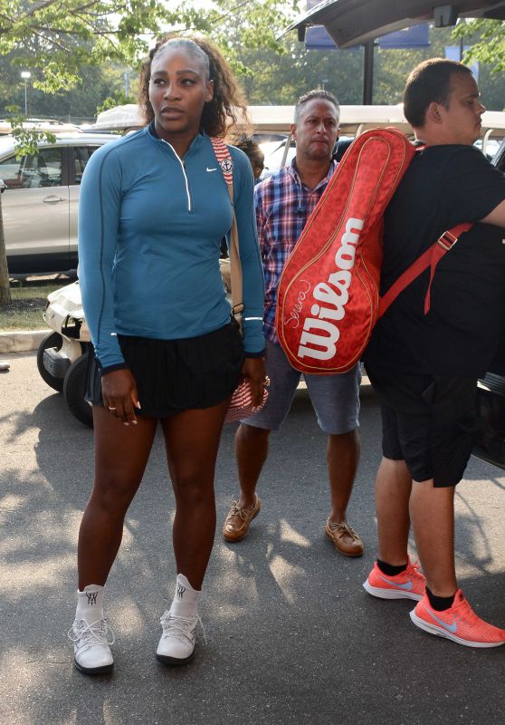 Serena Williams - Arrives at the 2018 US Open 08/27/2018