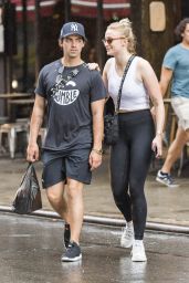 Sophie Turner in Spandex - Out in NYC, August 2018
