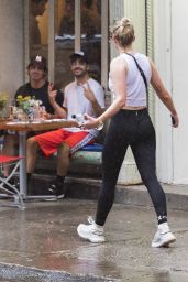 Sophie Turner in Spandex - Out in NYC, August 2018