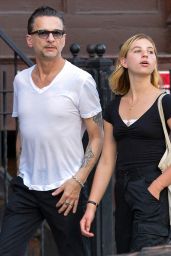 Stella Rose Gahan and Dave Gahan in Downtown Manhattan 08/04/2018