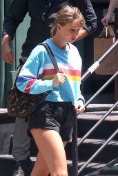 Taylor Swift - Shows Off Her Legs in Shorts - Leaves Her Apartment in NYC 08/07/2018