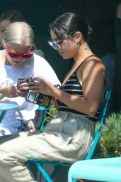 Vanessa Hudgens at Backyard Bowls in LA 08/15/2018