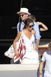 Victoria and David Beckham in the South of France 08/28/2018