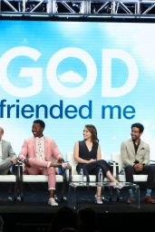 Violett Beane - CBS "God Friended Me" TV Show Panel at TCA Summer Press Tour in LA