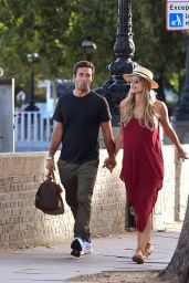  Vogue Williams and Spencer Matthews in Chelsea Harbour 08/02/2018