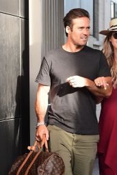  Vogue Williams and Spencer Matthews in Chelsea Harbour 08/02/2018