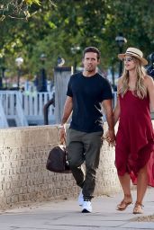  Vogue Williams and Spencer Matthews in Chelsea Harbour 08/02/2018