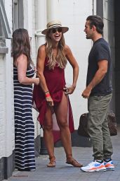  Vogue Williams and Spencer Matthews in Chelsea Harbour 08/02/2018