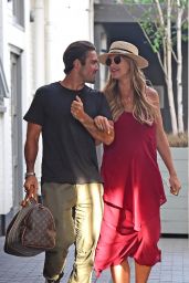  Vogue Williams and Spencer Matthews in Chelsea Harbour 08/02/2018