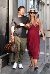  Vogue Williams and Spencer Matthews in Chelsea Harbour 08/02/2018