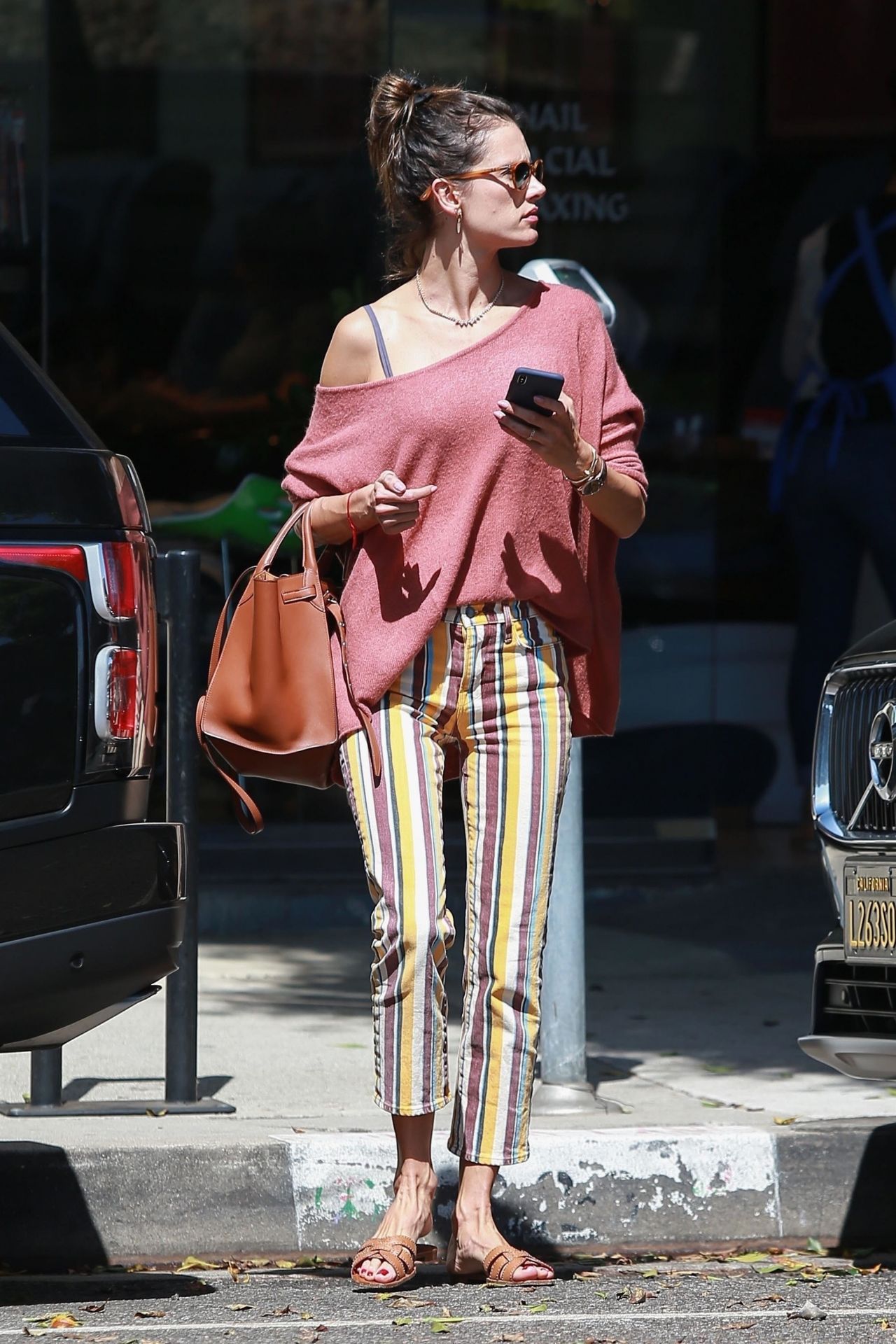 Alessandra Ambrosio - Shopping Trip to Burro in Santa Monica 09/19/2018