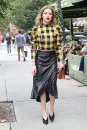Amber Heard - Out for Lunch in New York City 09/11/2018