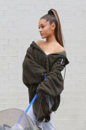 Ariana Grande - Walking Her Dog in NY 9/22/2018