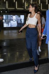 Bella Hadid - Arrives to Fendi Fittings at Milan Fashion Week 09/19/2018