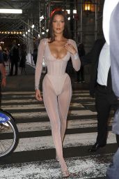 Bella Hadid – Outside Harper’s Bazaar Icons Party in NYC 9/7/18