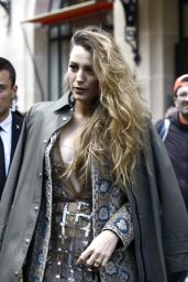 Blake Lively Out in Paris 09/24/2018