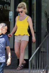 Britney Spears Leggy in Shorts - LA 09/15/2018