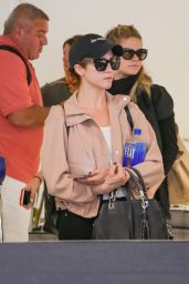 Brittany Snow in Travel Outfit at LAX Airport in LA 09/21/2018