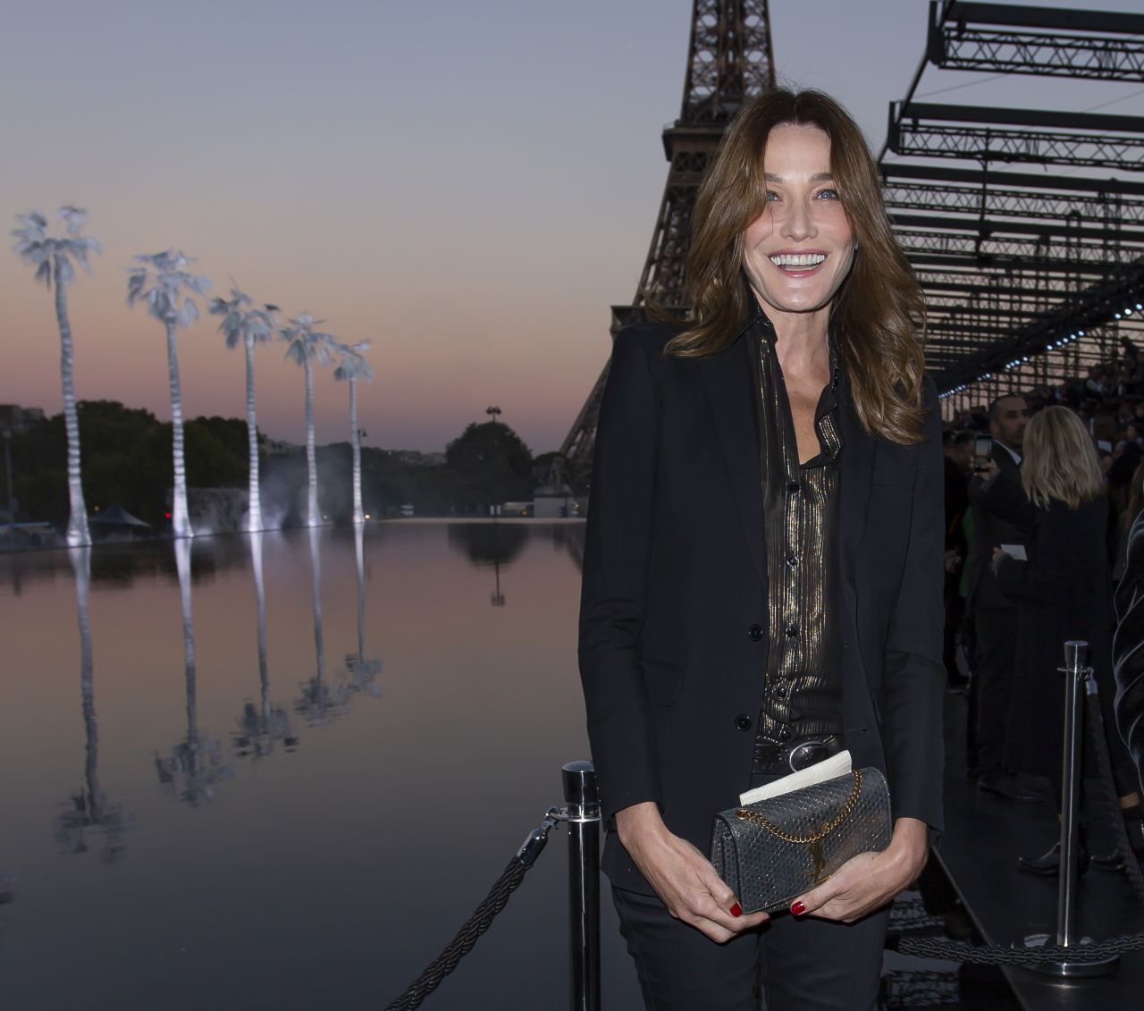 Carla Bruni – Saint Laurent Show, Paris Fashion Week 09/25/2018