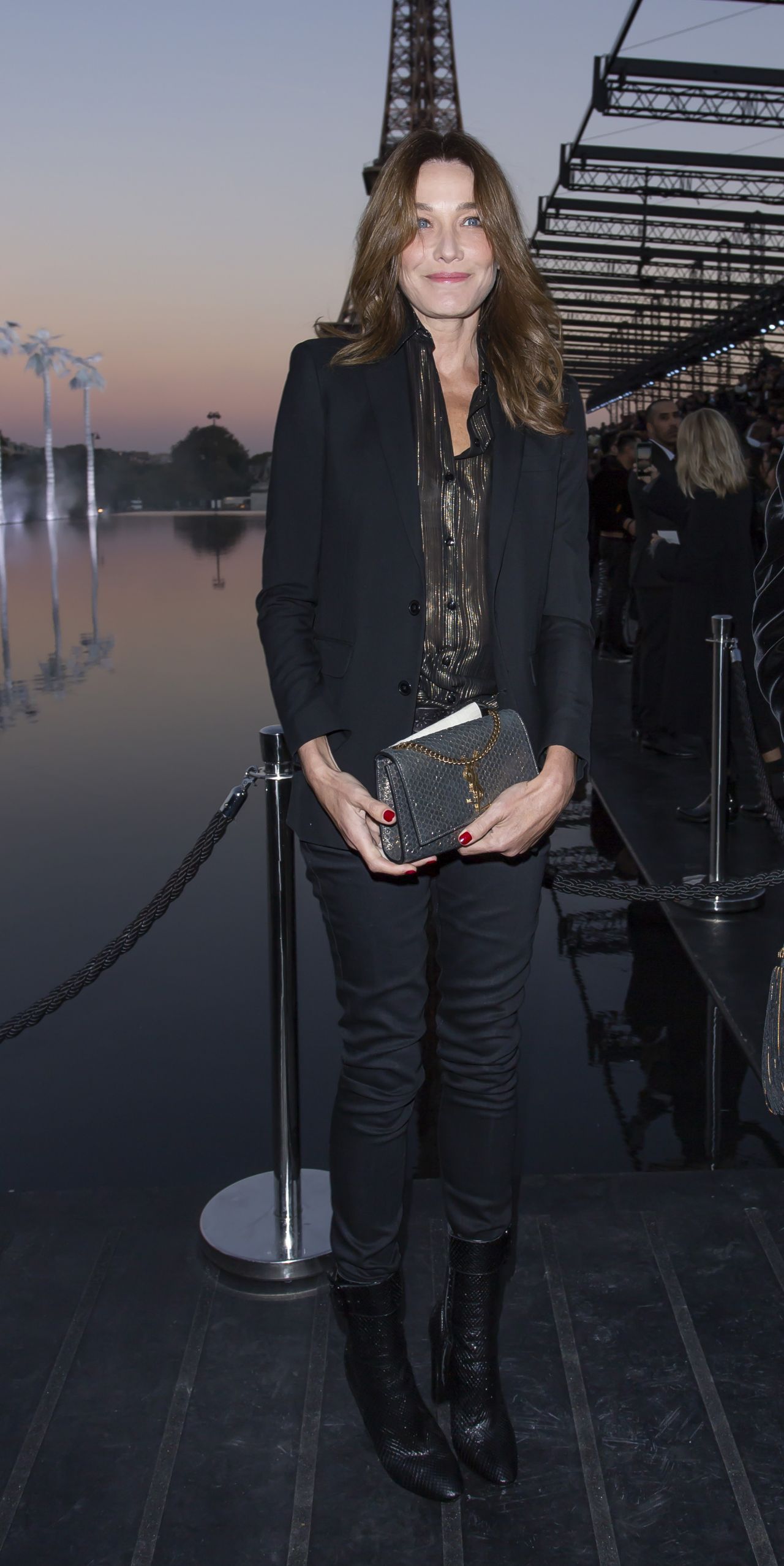 Carla Bruni – Saint Laurent Show, Paris Fashion Week 09/25/2018