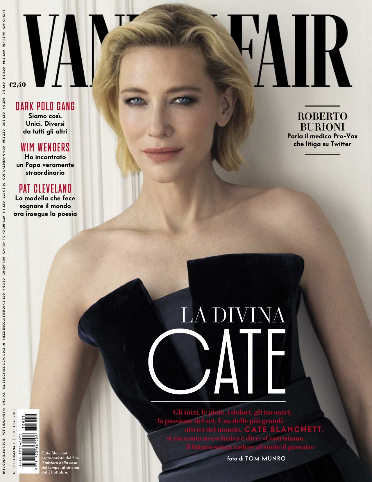 Cate Blanchett - Vanity Fair Italy 09/27/2018 • CelebMafia