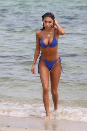 Chantel Jeffries in Bikini on the Beach in Miami 09/11/2018