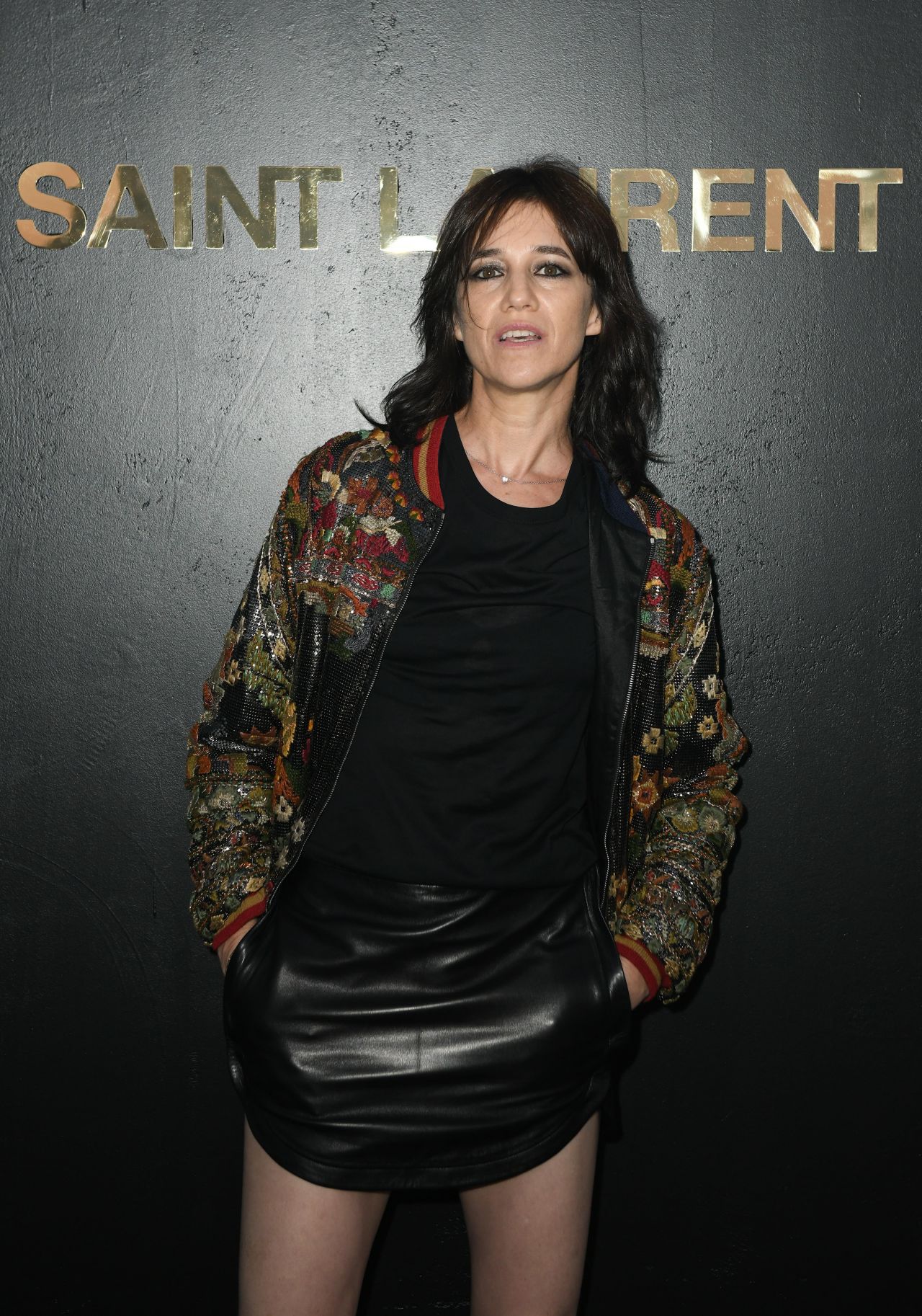 Charlotte Gainsbourg – Saint Laurent Show, Paris Fashion Week 09/25