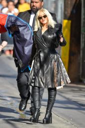 Christina Aguilera - Outside "Jimmy Kimmel Live" in LA 09/12/2018