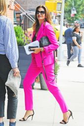 Cindy Crawford - Arriving for Lunch at While We Are Young Kitchen And Cocktails in NYC