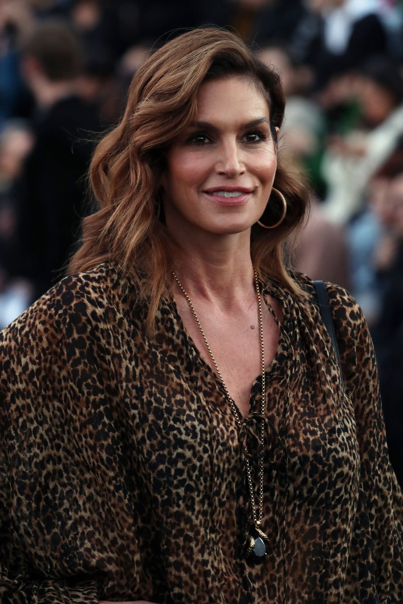 Cindy Crawford – Saint Laurent Show, Paris Fashion Week 09/25/2018