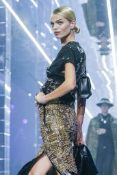 Daphne Groeneveld Walks Philipp Plein Show, Milan Fashion Week 09/21/2018