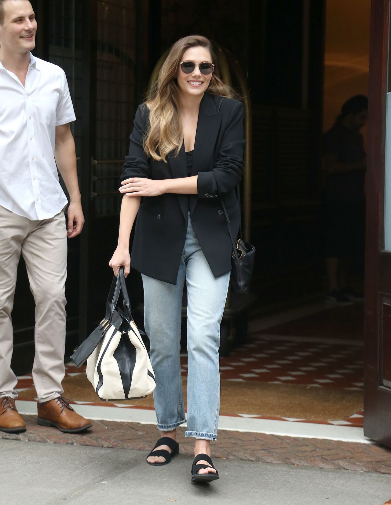 Elizabeth Olsen in Casual Outfit - NYC 09/07/2018.