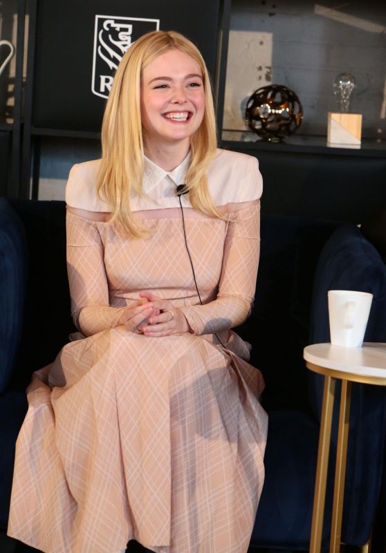 Elle Fanning - Coffee with Creators for the Film "Teen Spirit" at 2018 TIFF