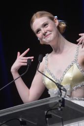 Elle Fanning - Receiving the Rising Star Award at the 44th Deauville American Film Festival