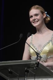 Elle Fanning - Receiving the Rising Star Award at the 44th Deauville American Film Festival
