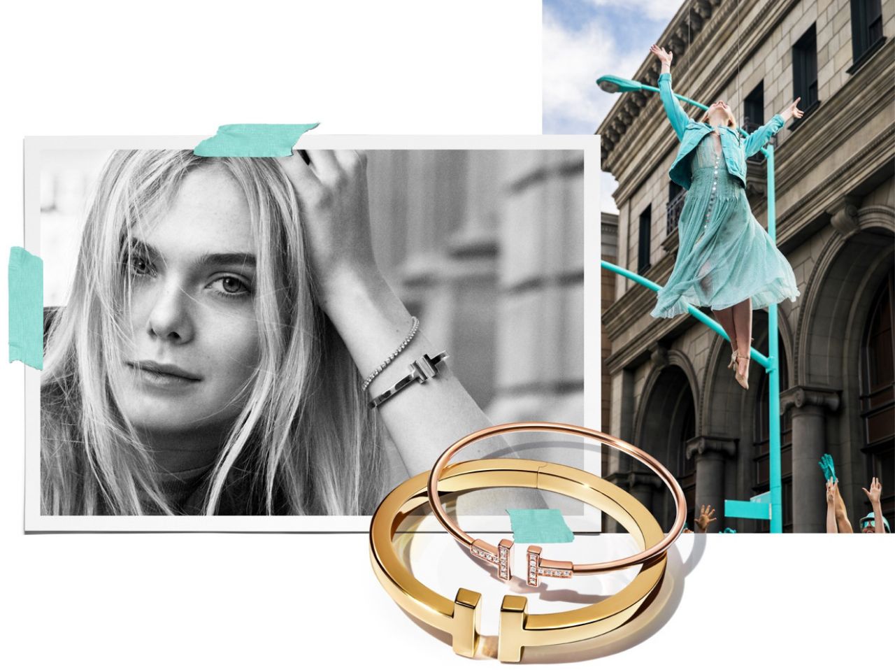 Elle Fanning - Tiffany & Co Paper Flowers / Believe in Dreams campaign