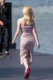 Elle Fanning Walks L’Oreal Fashion Show in Paris 09/30/2018