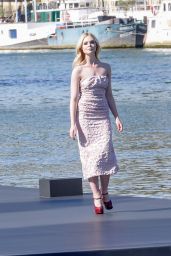 Elle Fanning Walks L’Oreal Fashion Show in Paris 09/30/2018