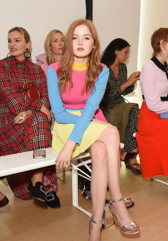 Ellie Bamber - Emilia Wickstead Show at LFW 09/17/2018