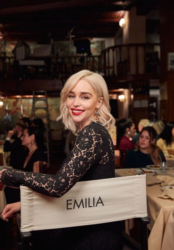 Emilia Clarke - Dolce & Gabbana "The Only One" Campaign Photoshoot (2018)