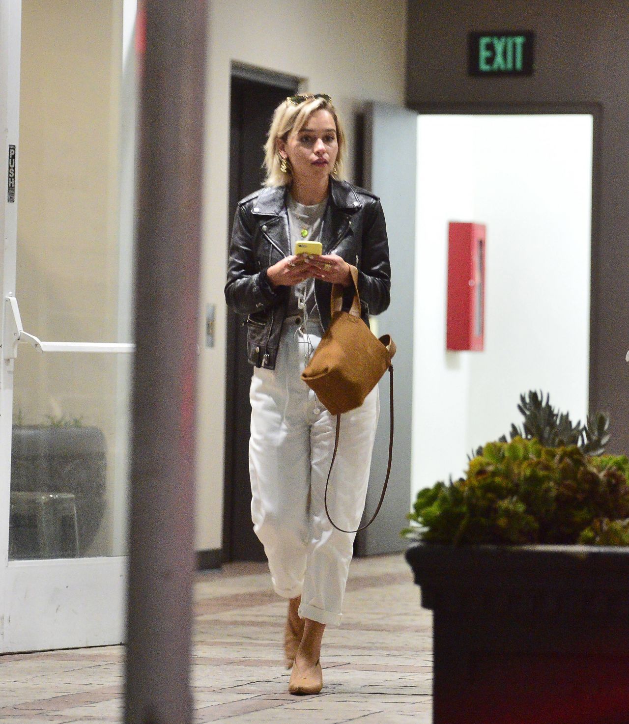 Emilia Clarke Night Out at the Providence Restaurant in LA ...