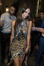 Emily Ratajkowski - Leaving Versace After-Party in Milan 09/21/2018