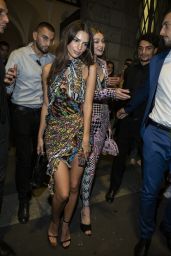 Emily Ratajkowski - Leaving Versace After-Party in Milan 09/21/2018