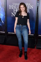 Emma Kenney – Universal Studios “Halloween Horror Nights” in Hollywood 09/14/2018